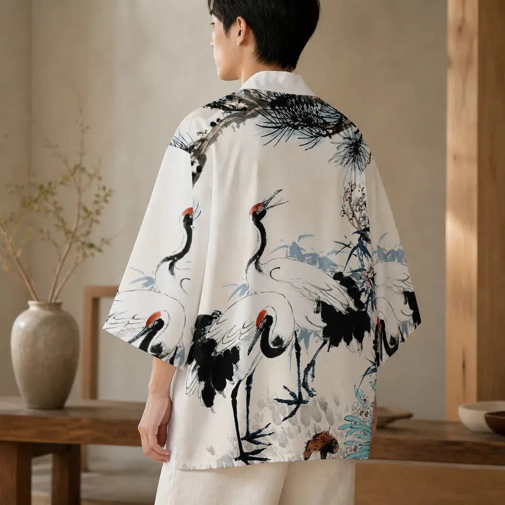 Esprit du Japon Haori Estampe Veste Légère