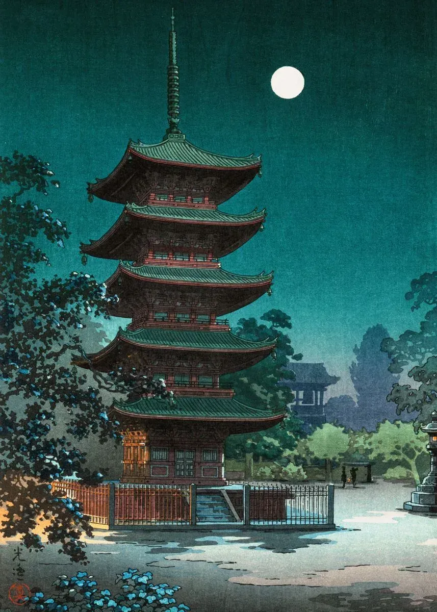Japon style Affiche Japonaise Vintage poster mural