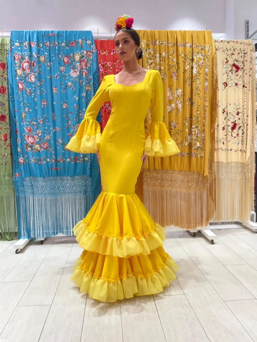 VIVA LA FERIA Ambar robe flamenca