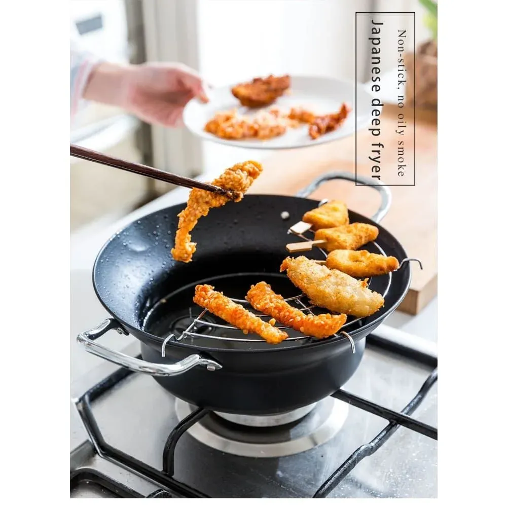 Japon style Teshio faitout tempura inox
