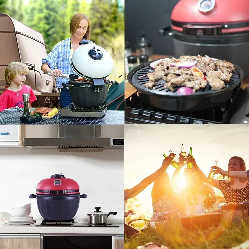 Japon style Aki kamado grill céramique intérieur