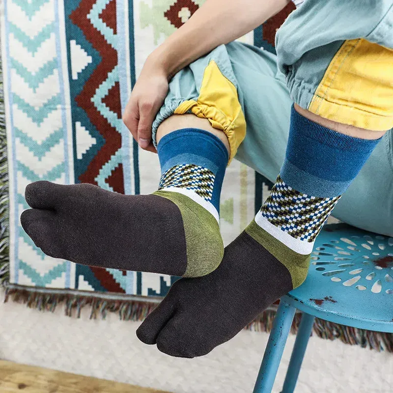 Japon style tabi chaussettes homme motifs