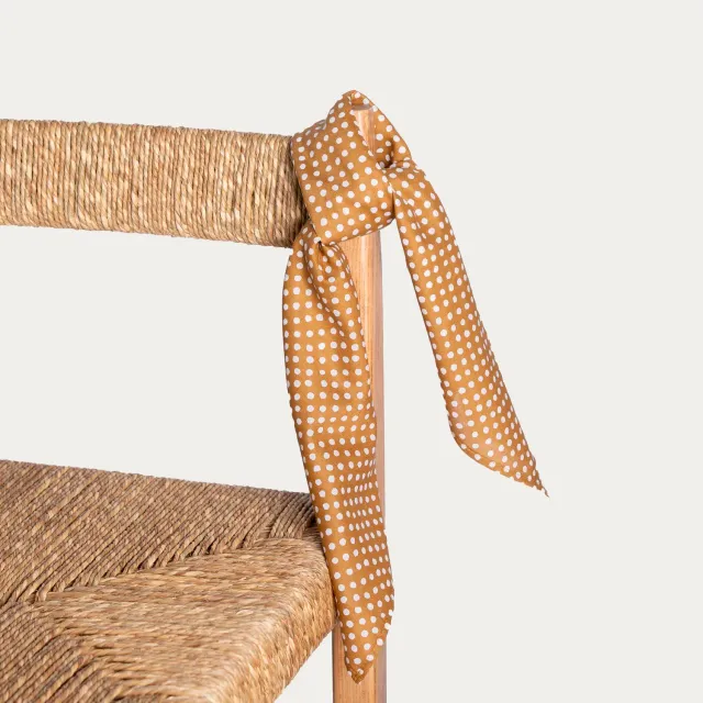 Mistral Pois Gipsy bandana coton Tan 60x60cm