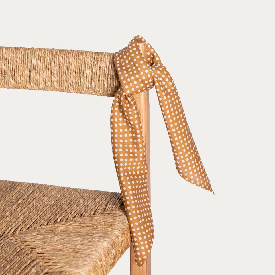 Mistral Pois Gipsy bandana coton Tan 60x60cm