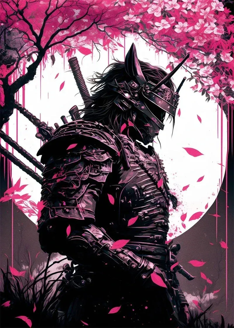 Japon style Samouraï tableau décoratif