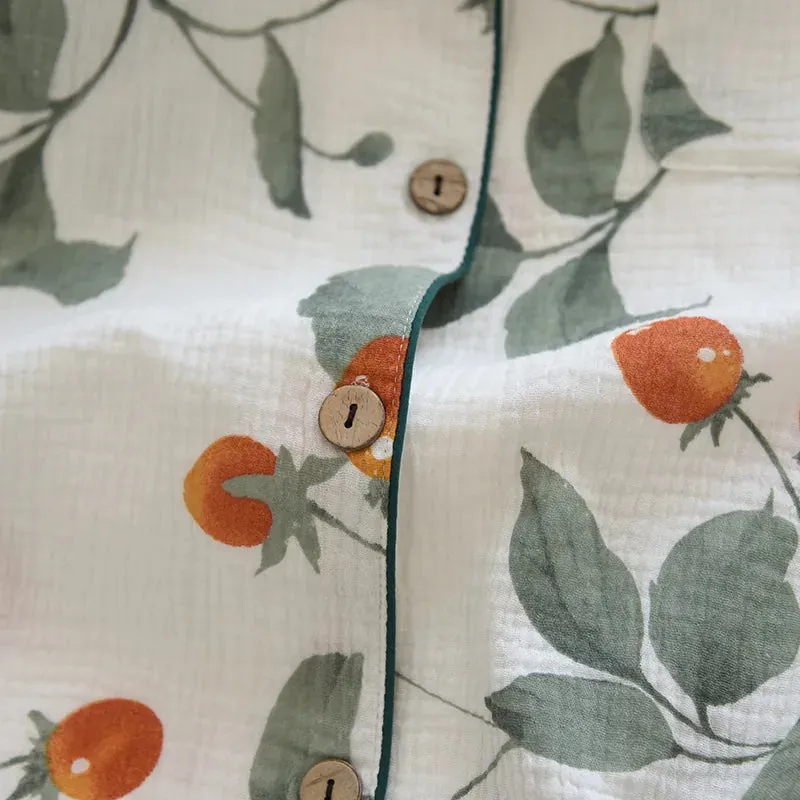 Esprit du Japon Pyjama Kimono Femme gaze coton imprimé