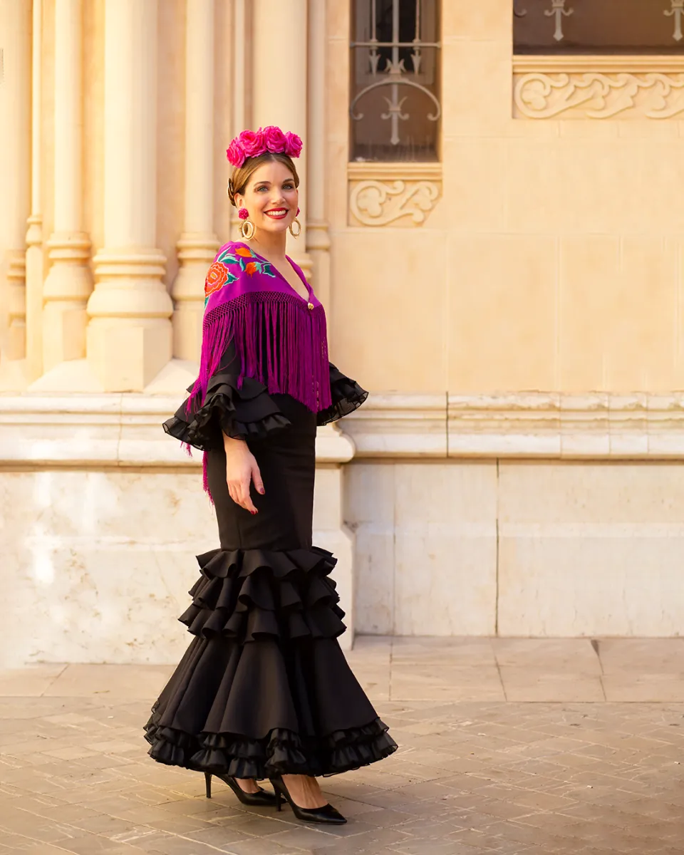 Viva la Feria Malú robe flamenca femme canastero