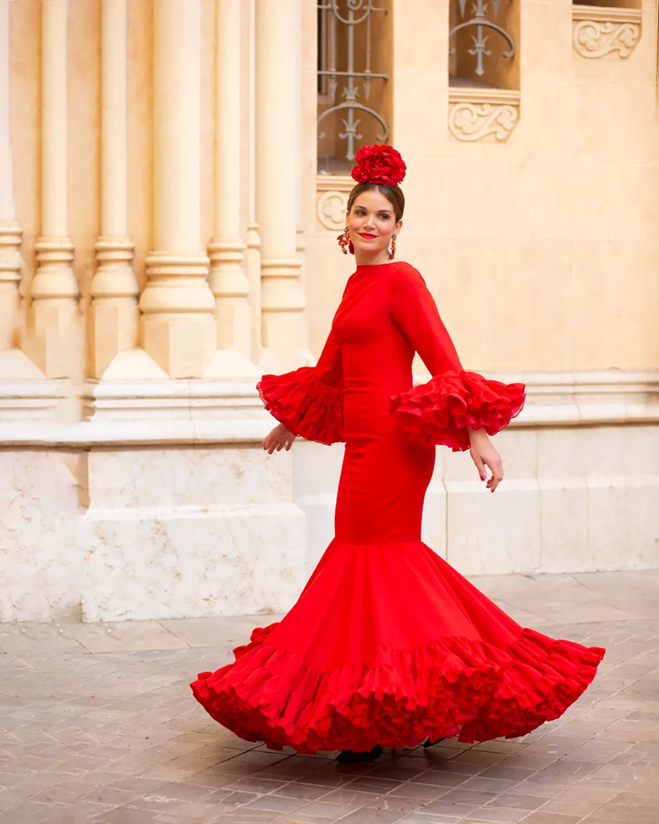 Viva la Feria Leonor robe gitane volants canasteros