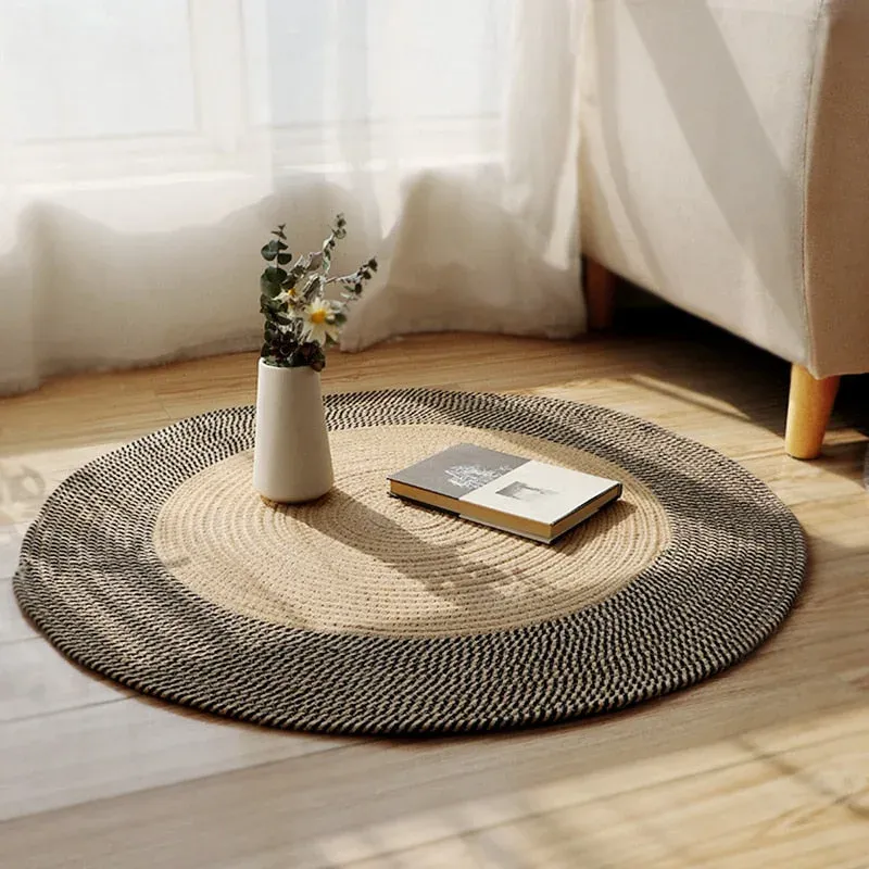 Japon style Salon tapis japonais rond salon