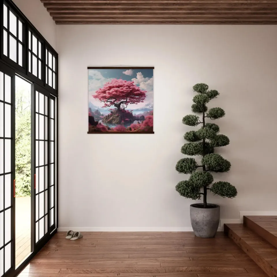 Japon style Blossom tableau arbre japonais cerisier
