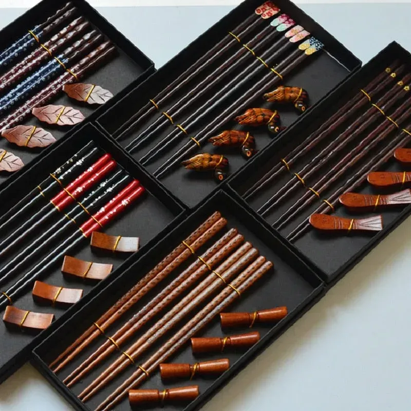 Japon style Coffret Baguette Japonaise baguettes bois