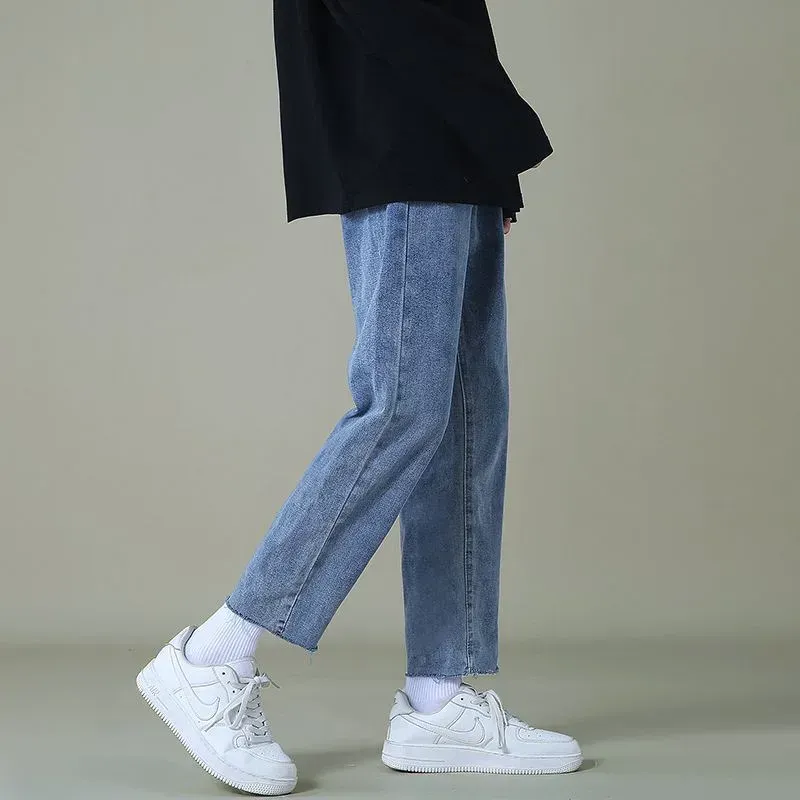 Japon style Yushin jean loose straight denim