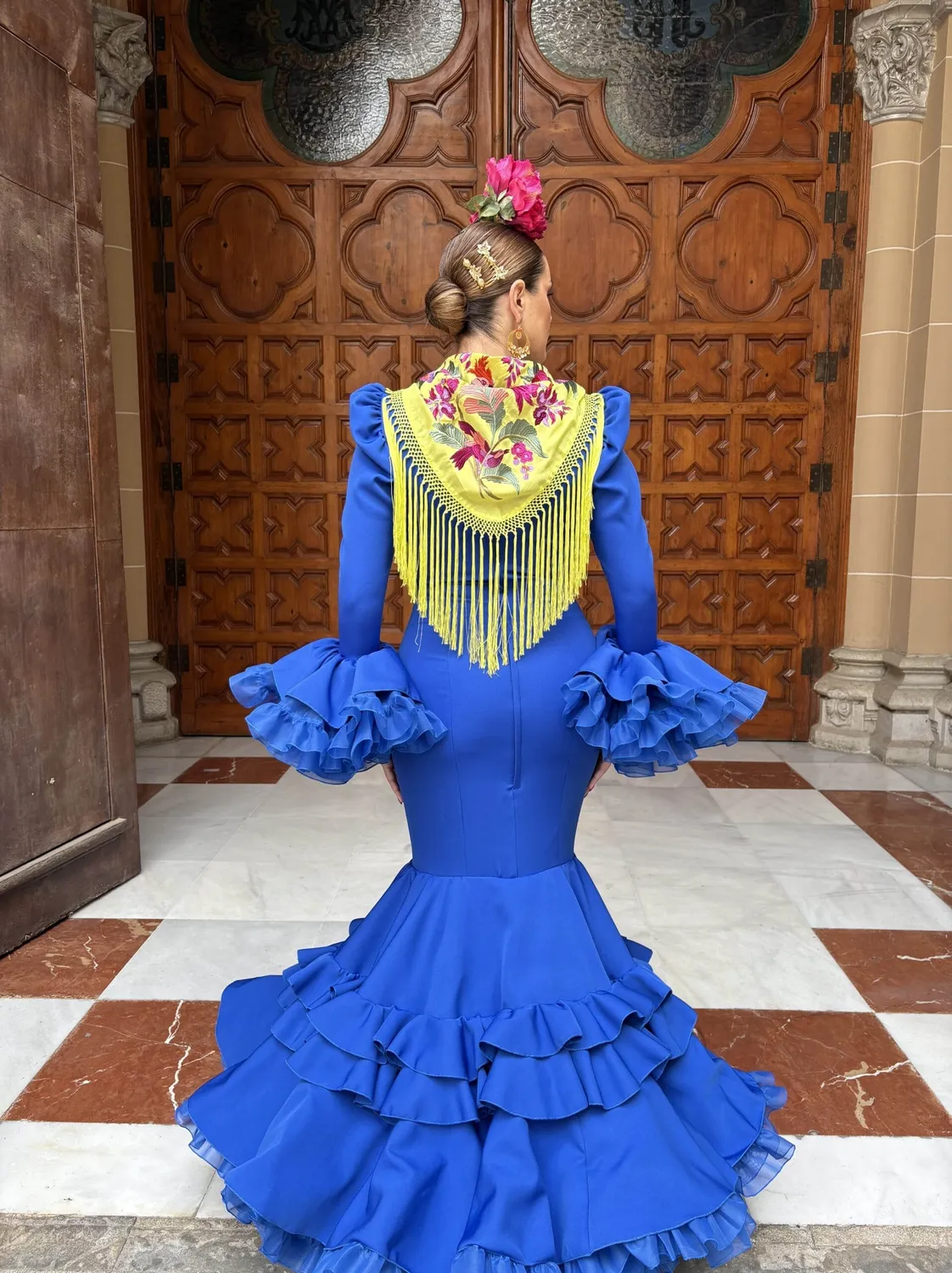 Viva la Feria Luz robe flamenco jupe canastera