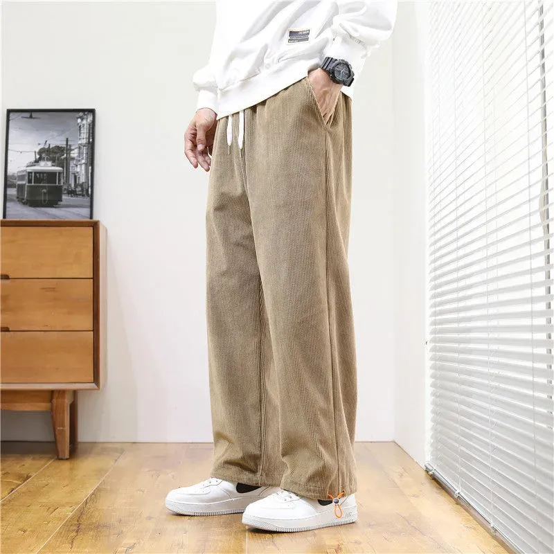 Japon style Rioto Pantalon En Velours Côtelé