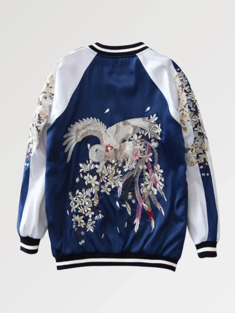 Japon style Murayama since 1992 veste sukajan brodée réversible