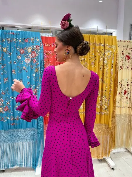 Viva La Feria Triana robe flamenca volants pois