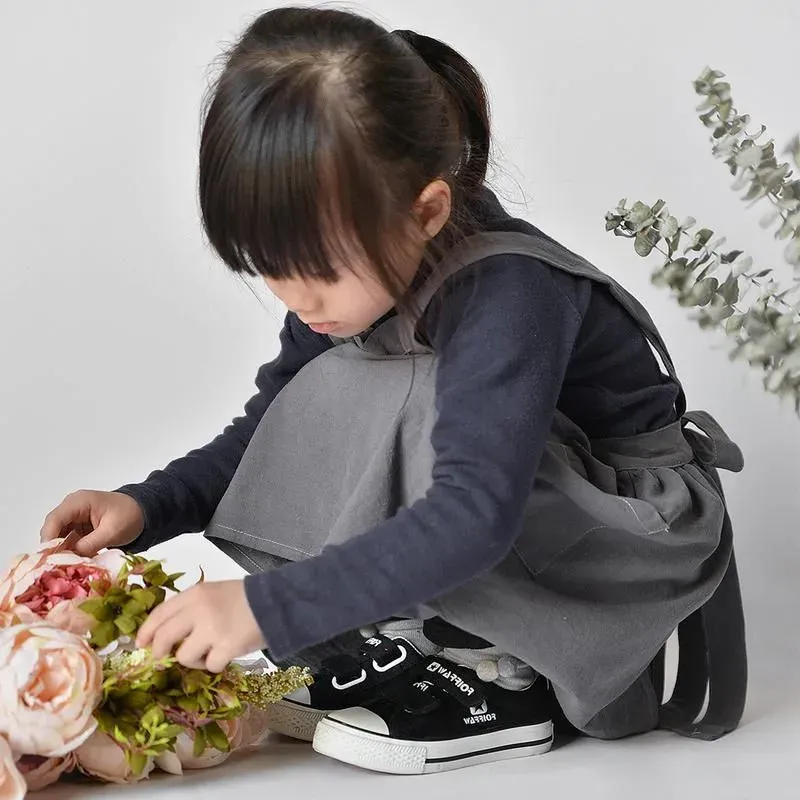Japon style Takebashi tablier enfant coton et lin