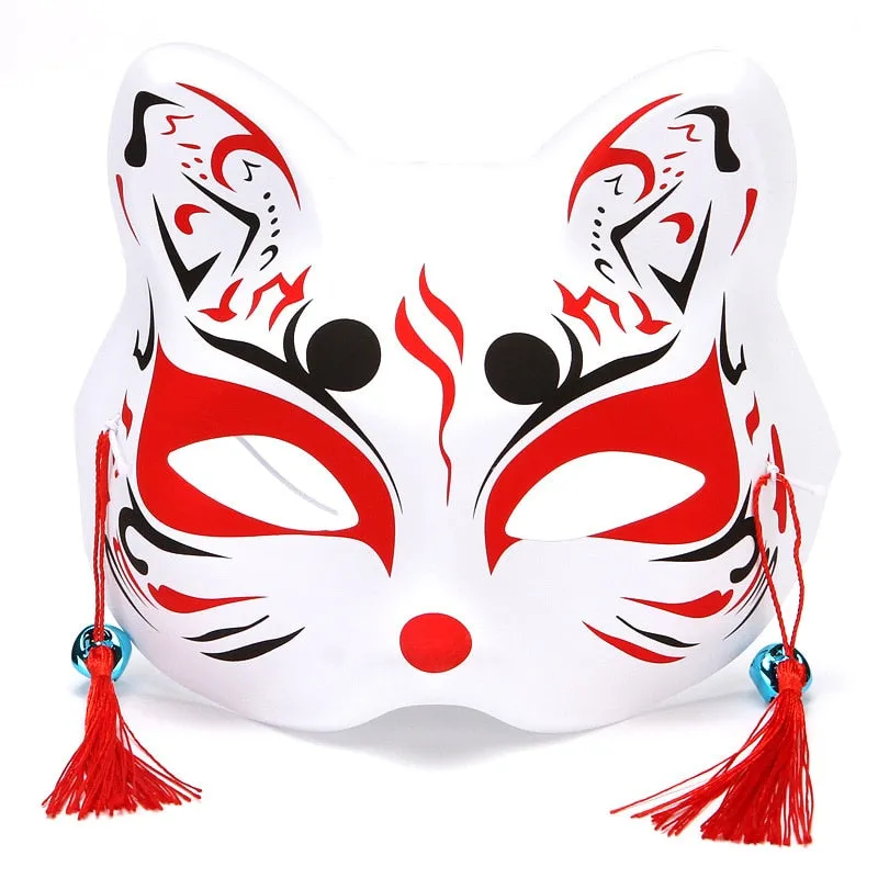 Esprit du Japon masque kitsune traditionnel résine