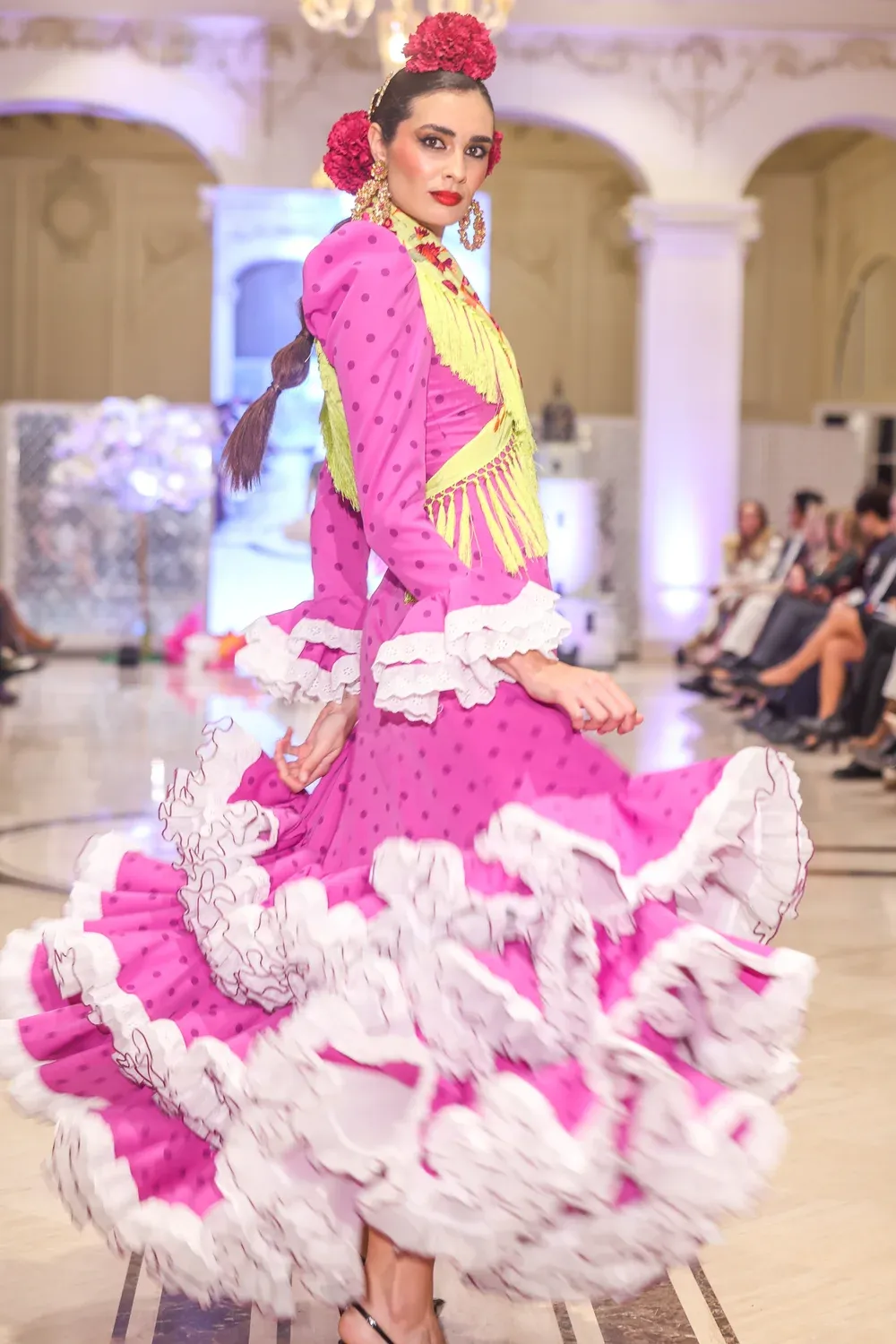 Viva La Feria Triniá robe flamenco à pois