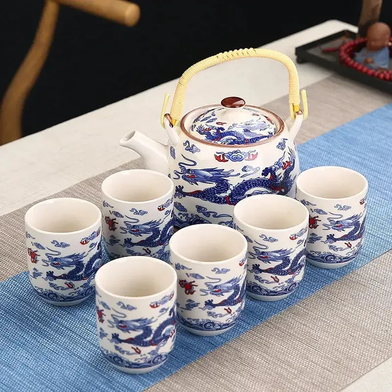 Japon style ensemble théière et tasse japonaise cérémonie