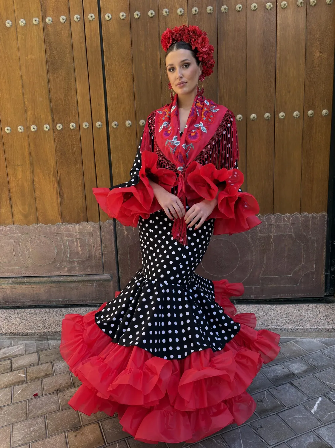 Viva La Feria Tronío robe flamenca