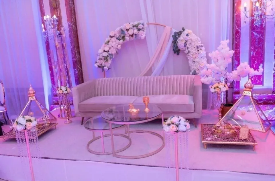 Célèbr'Orient Coin trône mariés décoration mariage
