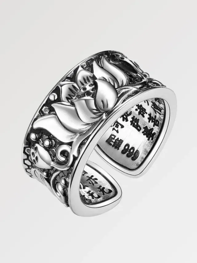 Japon style Bague Lotus Japonais spirit