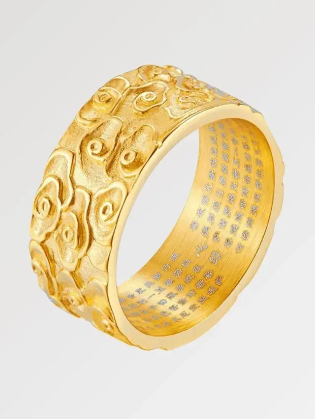 Japon style the Kumo bague nuage japonais gravure nippone