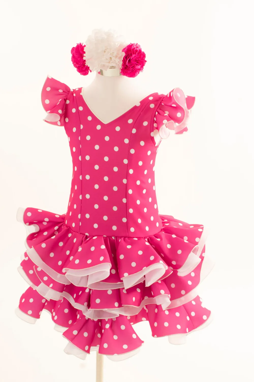 Viva la Feria Clara robe flamenca fille courte popeline