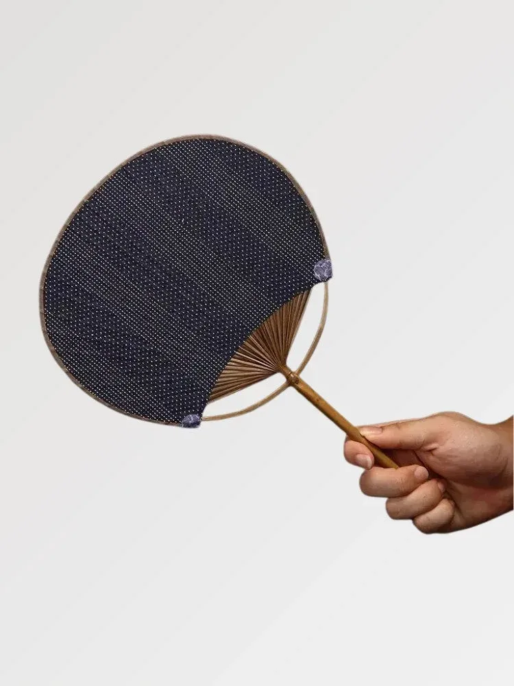 Japon Style Uchiwa Shoji éventail rond fait main