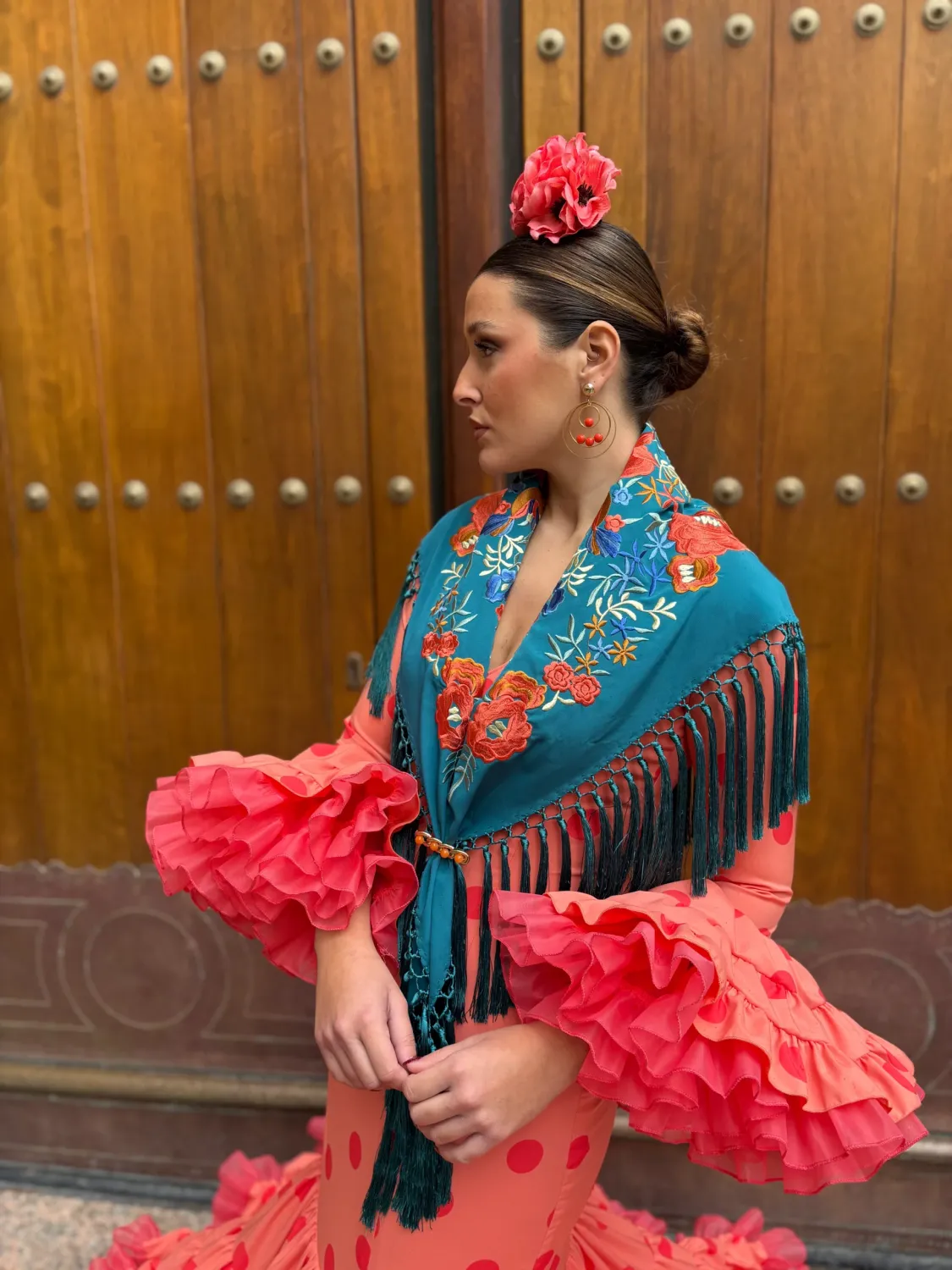 Viva La Feria Aroma robe flamenca canastero à volants