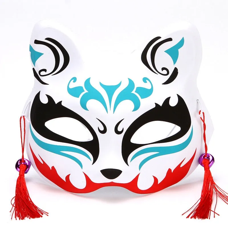 Esprit du Japon masque kitsune traditionnel résine