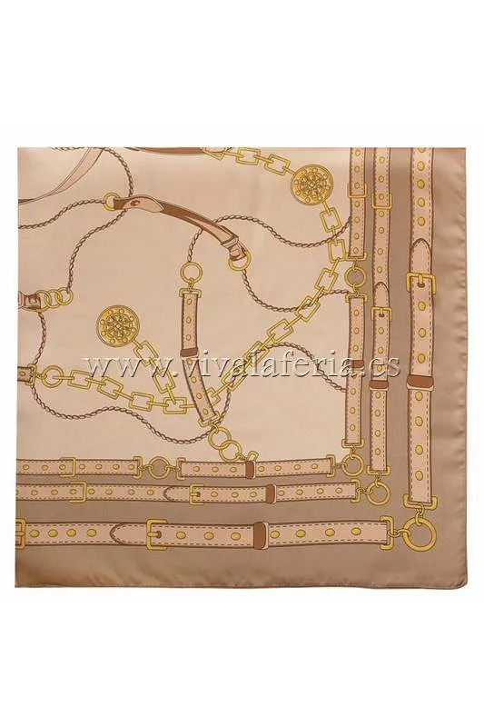 Viva La Feria foulard flamenco cheval 90x90