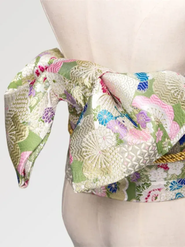 Japon style Sakura ceinture obi en tissu cerisier