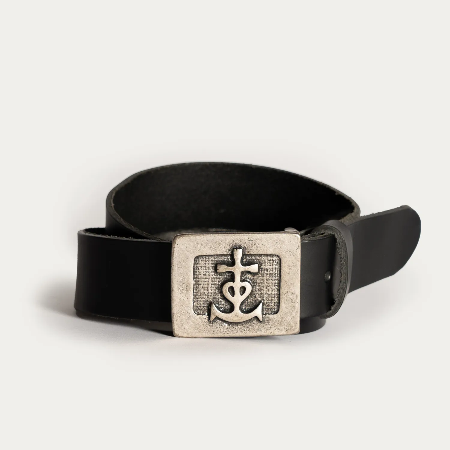 Mistral ceinture cuir boucle artisanale
