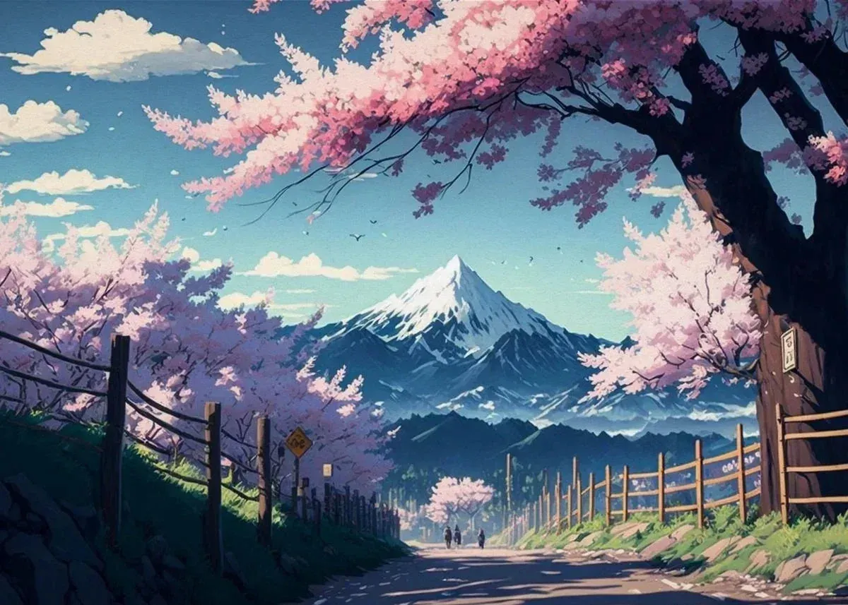 Japon style Tableau Fleur De Cerisier Japonais tableau mural