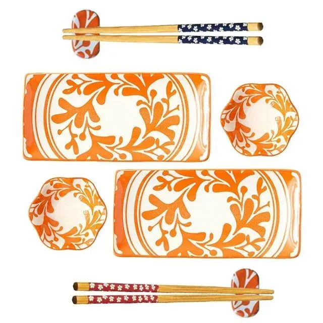 Japon style Kaiyo set sushi céramique cérémonie