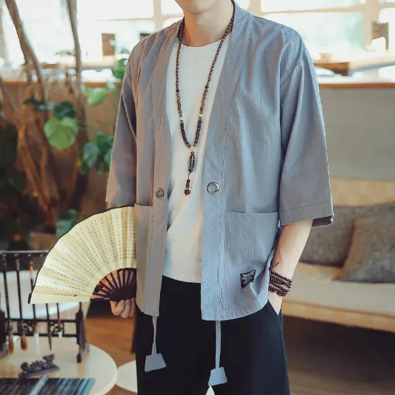 Japon style kimono homme streetwear