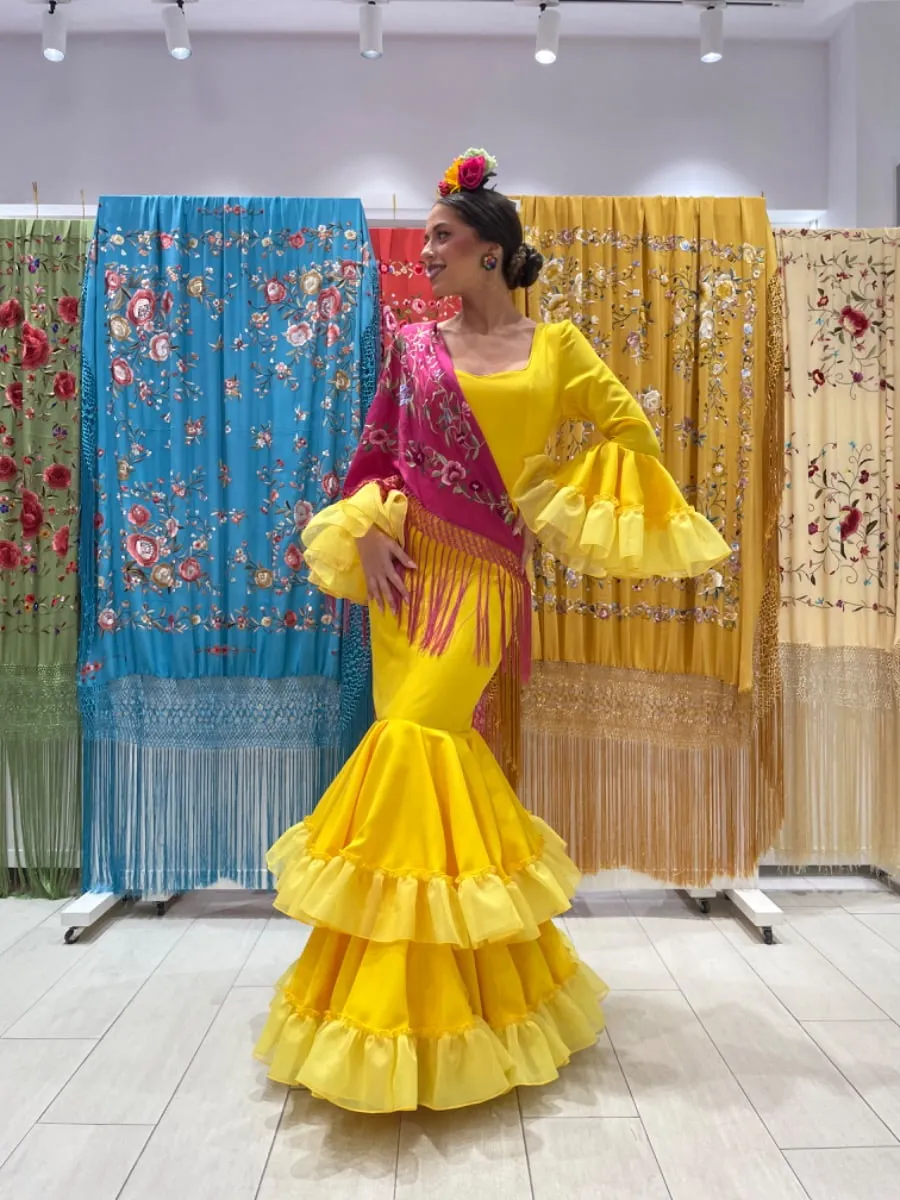 VIVA LA FERIA Ambar robe flamenca