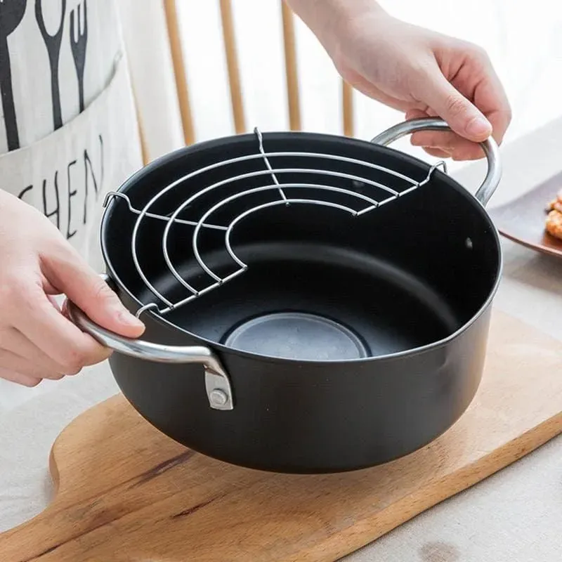 Japon style Teshio faitout tempura inox