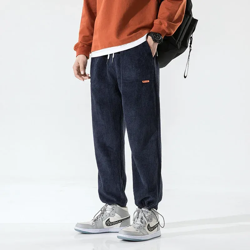 Japon style Miko pantalon velours côtelé confortable