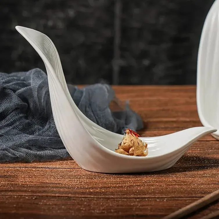 Japon style Kazashi assiette irrégulière céramique