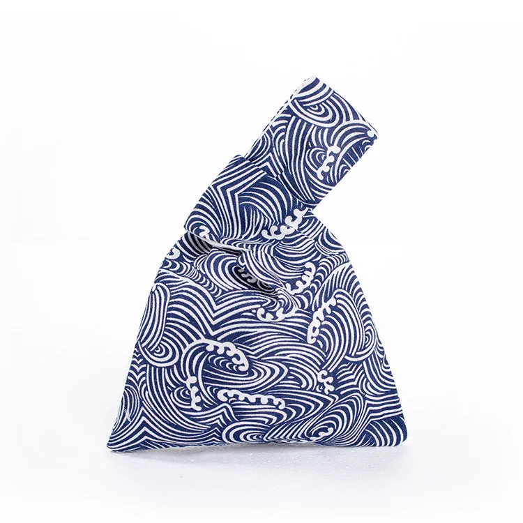 Esprit du Japon Sac japonais furoshiki tissu coton noué