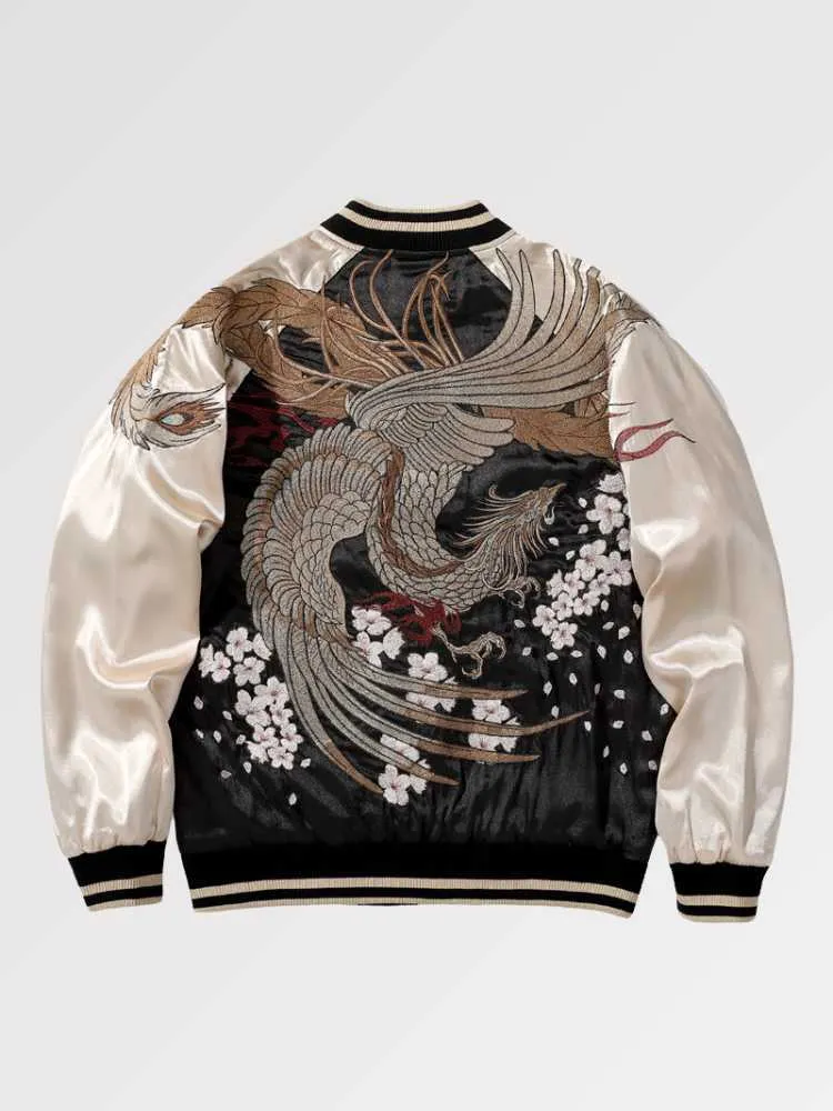 Japon style Sukajan Okojima X Watanabe blouson brodé