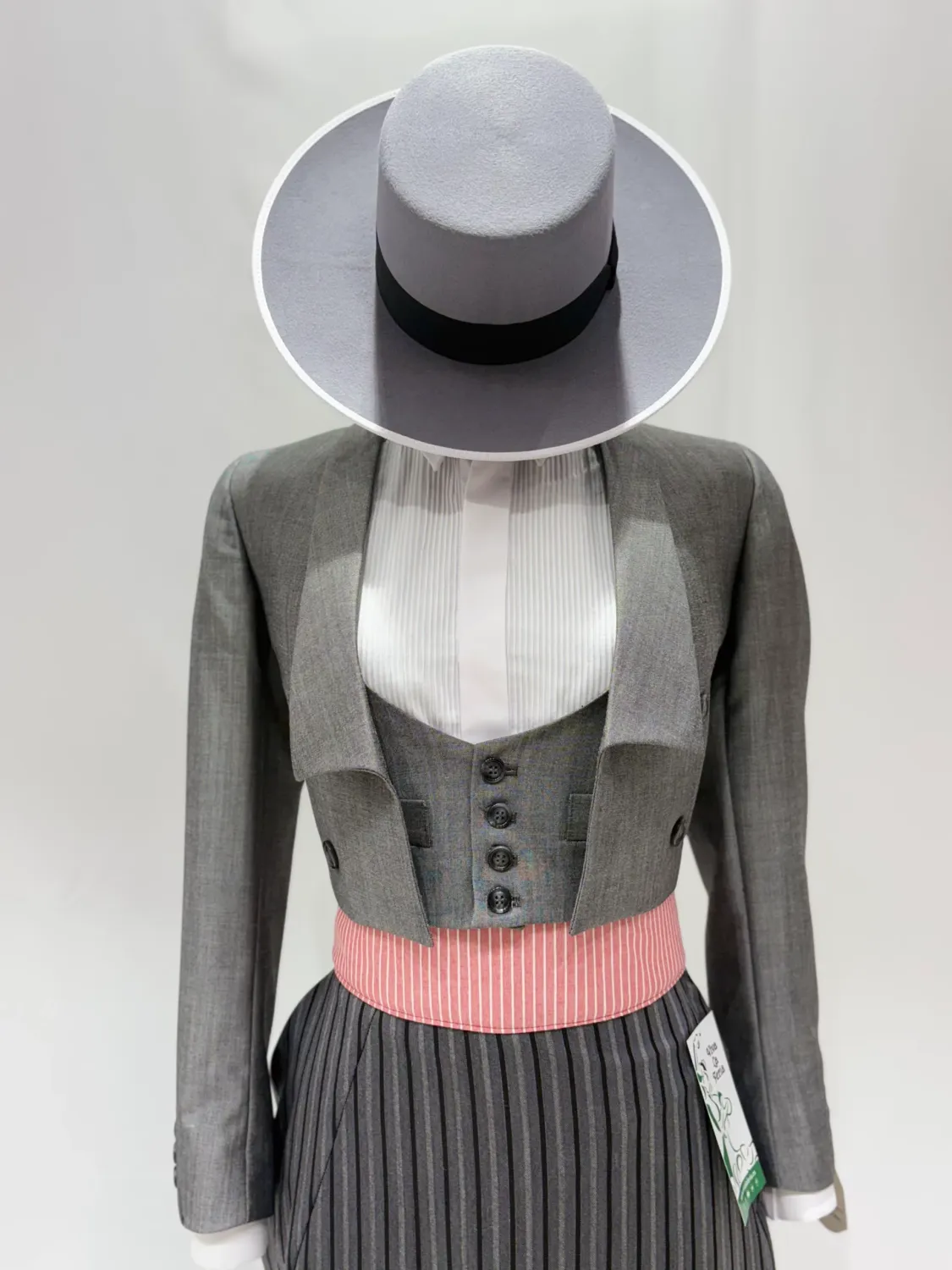 VIVA LA FERIA Triana ensemble amazone gris avec jupe d’équitation
