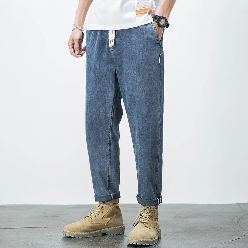 Japon style Ikki Pantalon Denim Confort