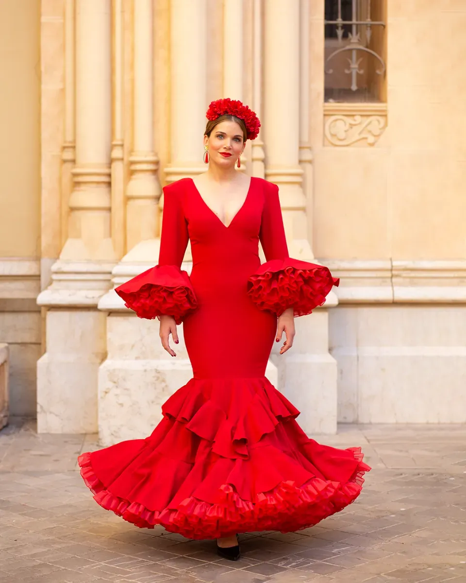 Viva La Feria Amapola robe flamenco à volants