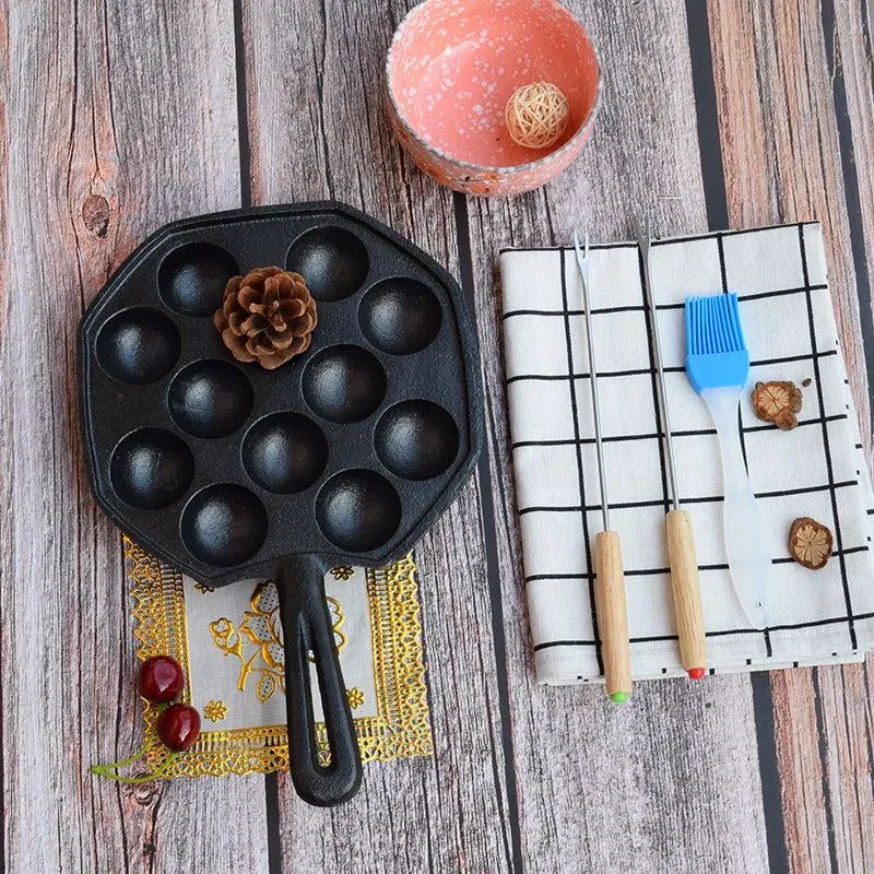Japon Style Takoyaki Nakanobu poêle fonte