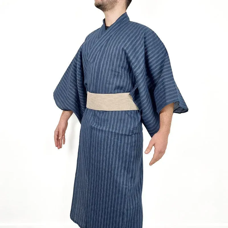 Japon style Yukata Japonais Rayé kimono coton