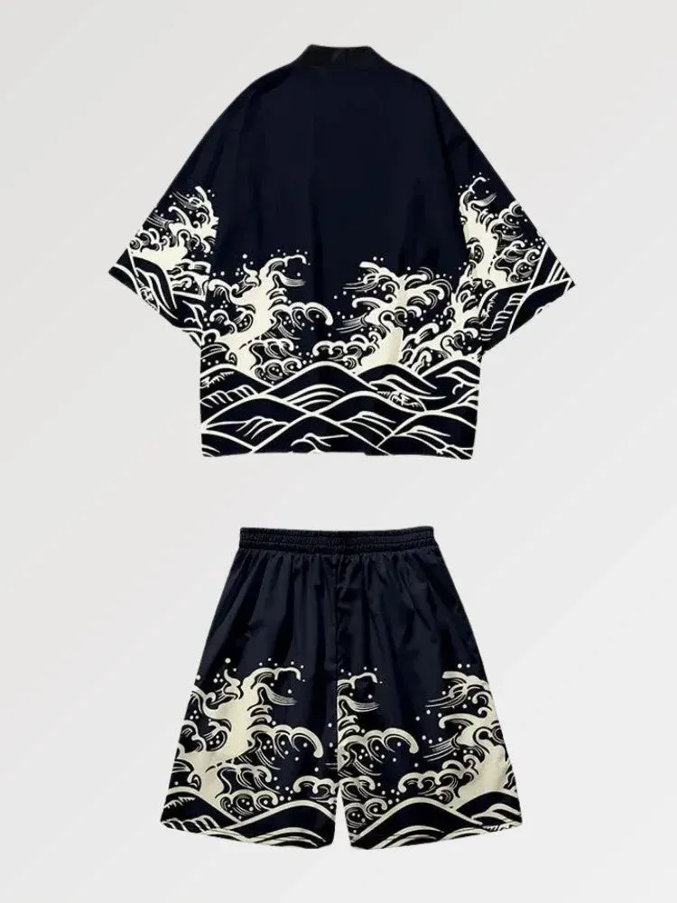 Japon style miyasaki ensemble kimono traditionnel
